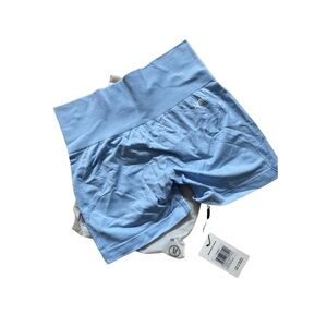 Women’s Light Blue Scrunch Butt Shorts